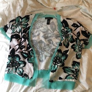 INC short sleeved cardigan